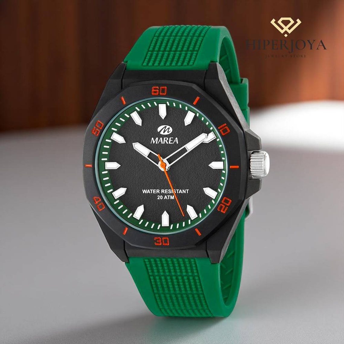 Reloj para hombre verde  3