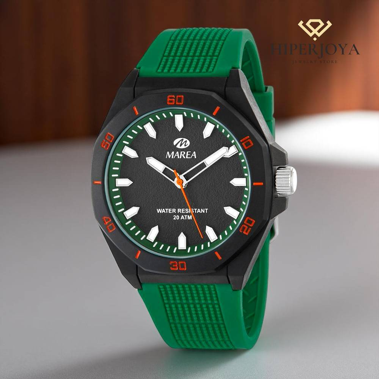 Reloj para hombre verde  3