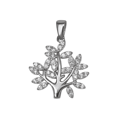 Colgante árbol de la vida plata 