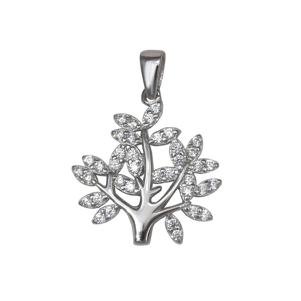 Colgante árbol de la vida plata  1