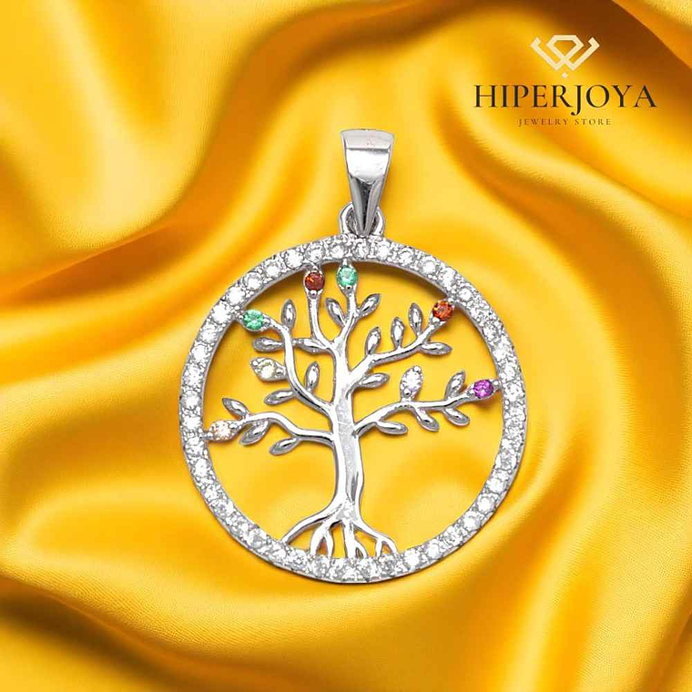 Colgante de plata árbol de la vida  2