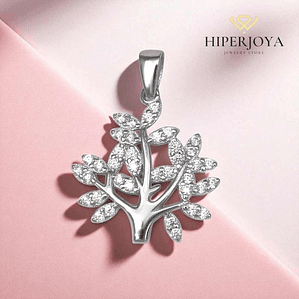 Colgante árbol de la vida plata 