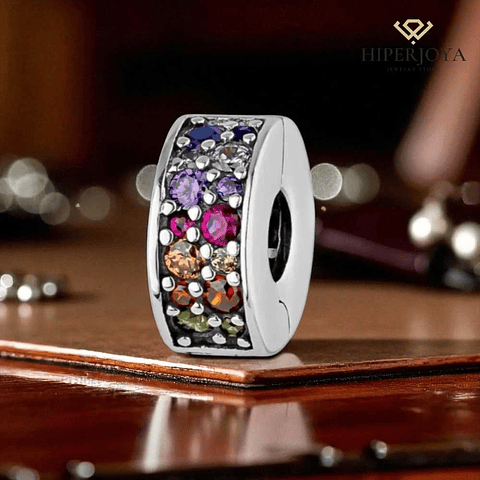 Abalorio colores plata