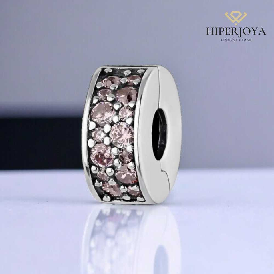 Light pink silver bead 2