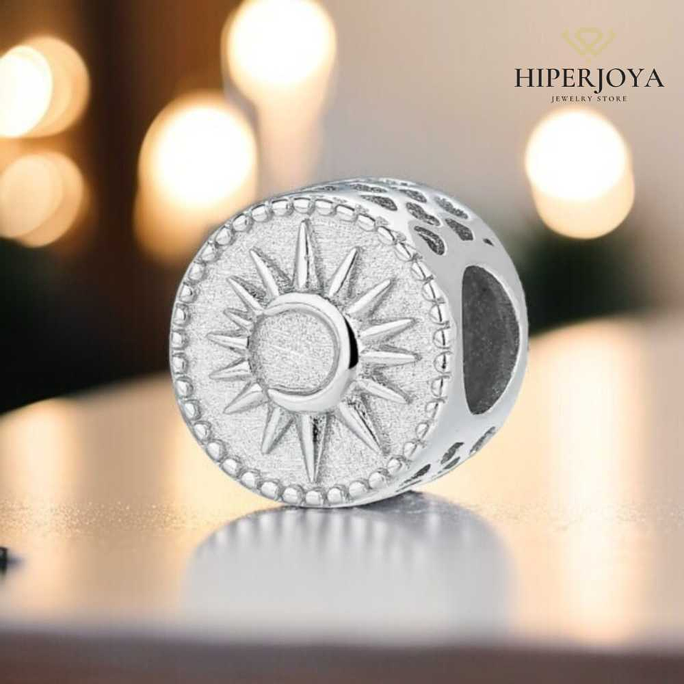 Abalorio sol plata 2