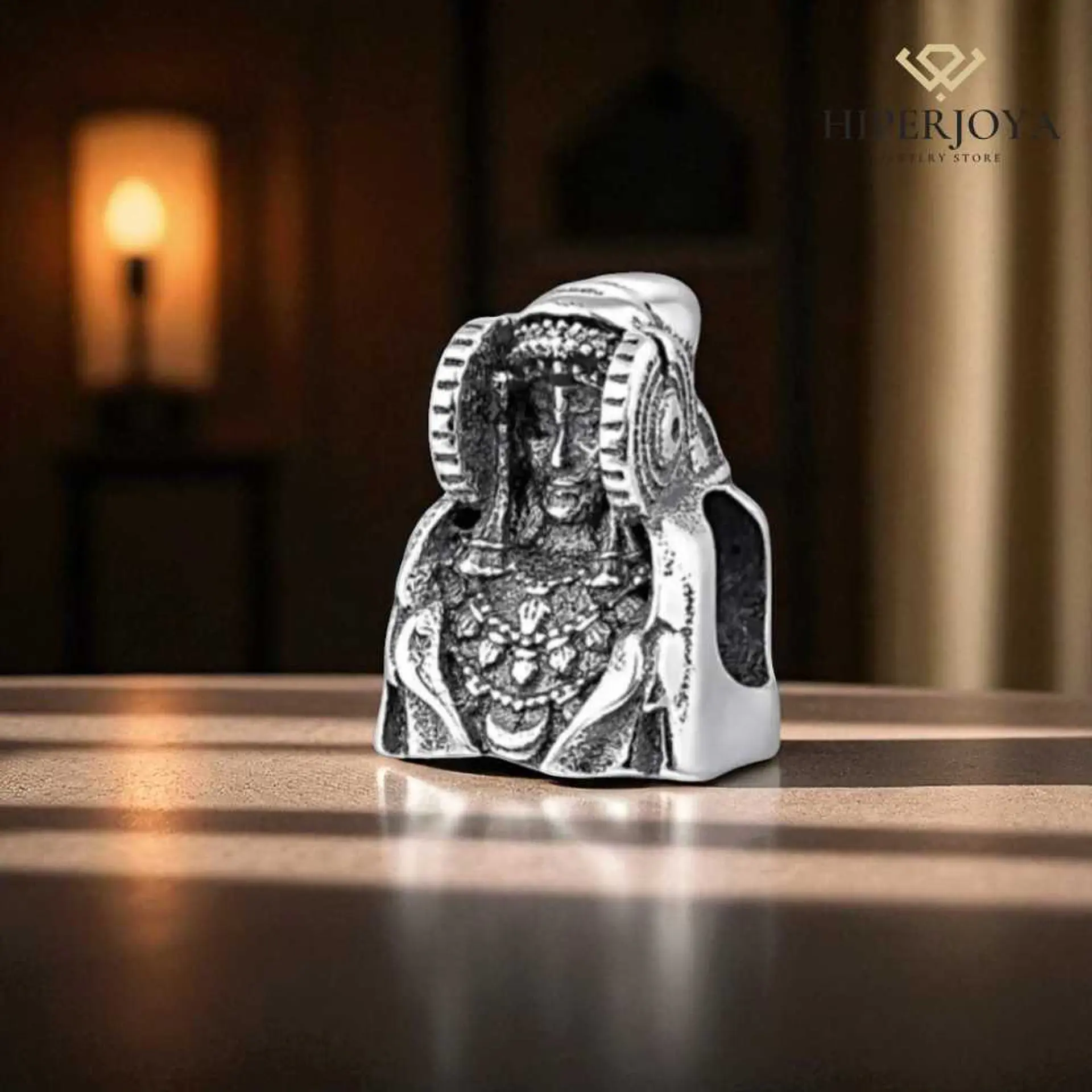 Elche Lady's bead, silver 2
