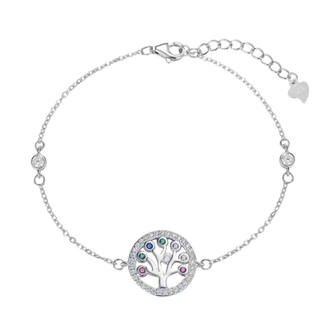 Pulsera árbol de la vida plata  1