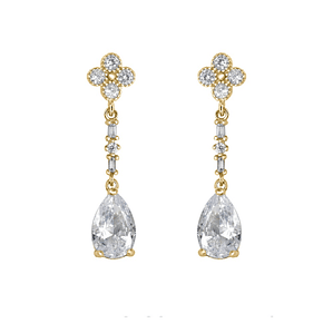 Pendientes de novia largos 