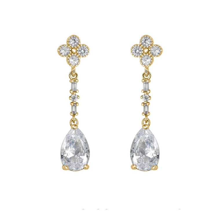 Pendientes de novia largos  1