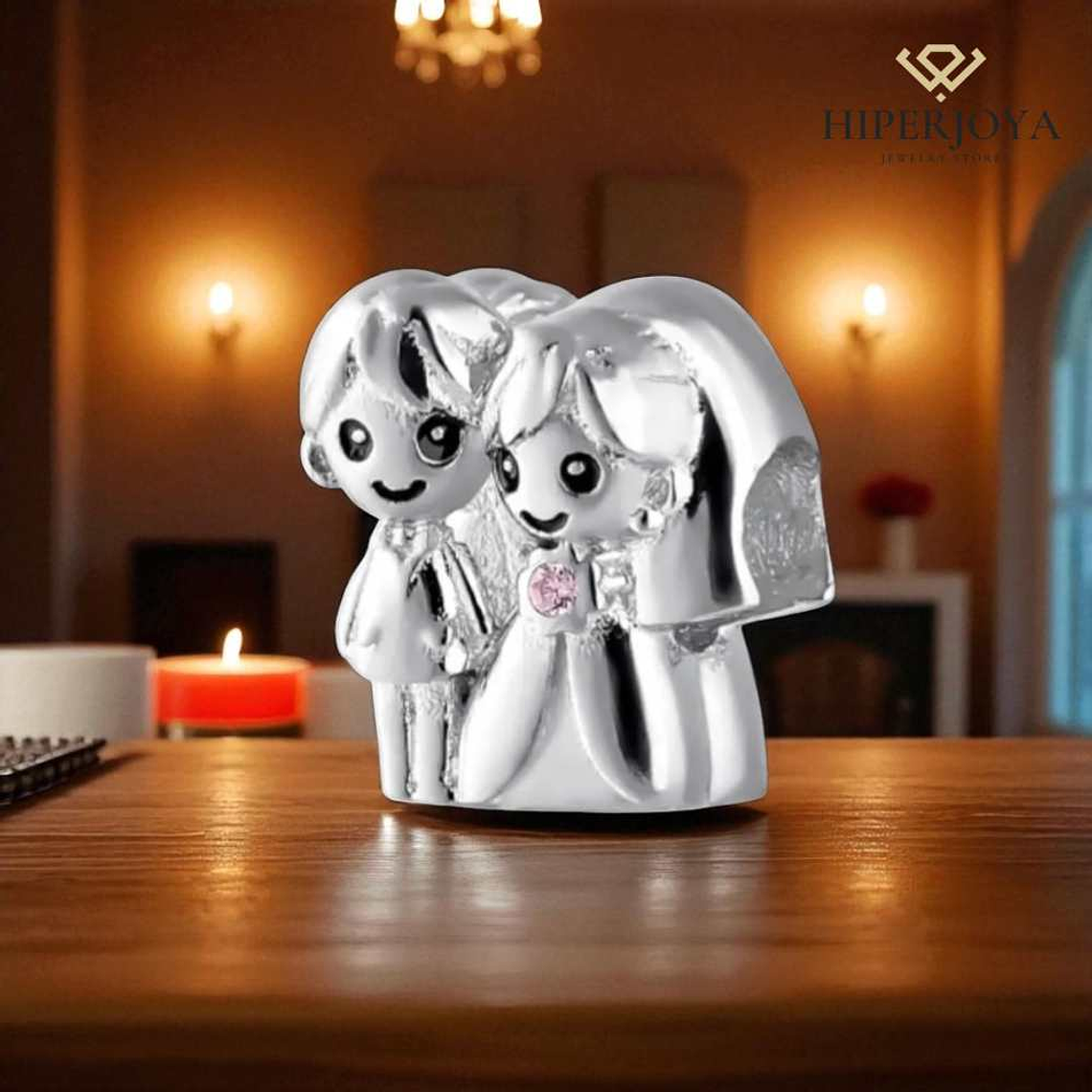 Abalorio novios plata  2