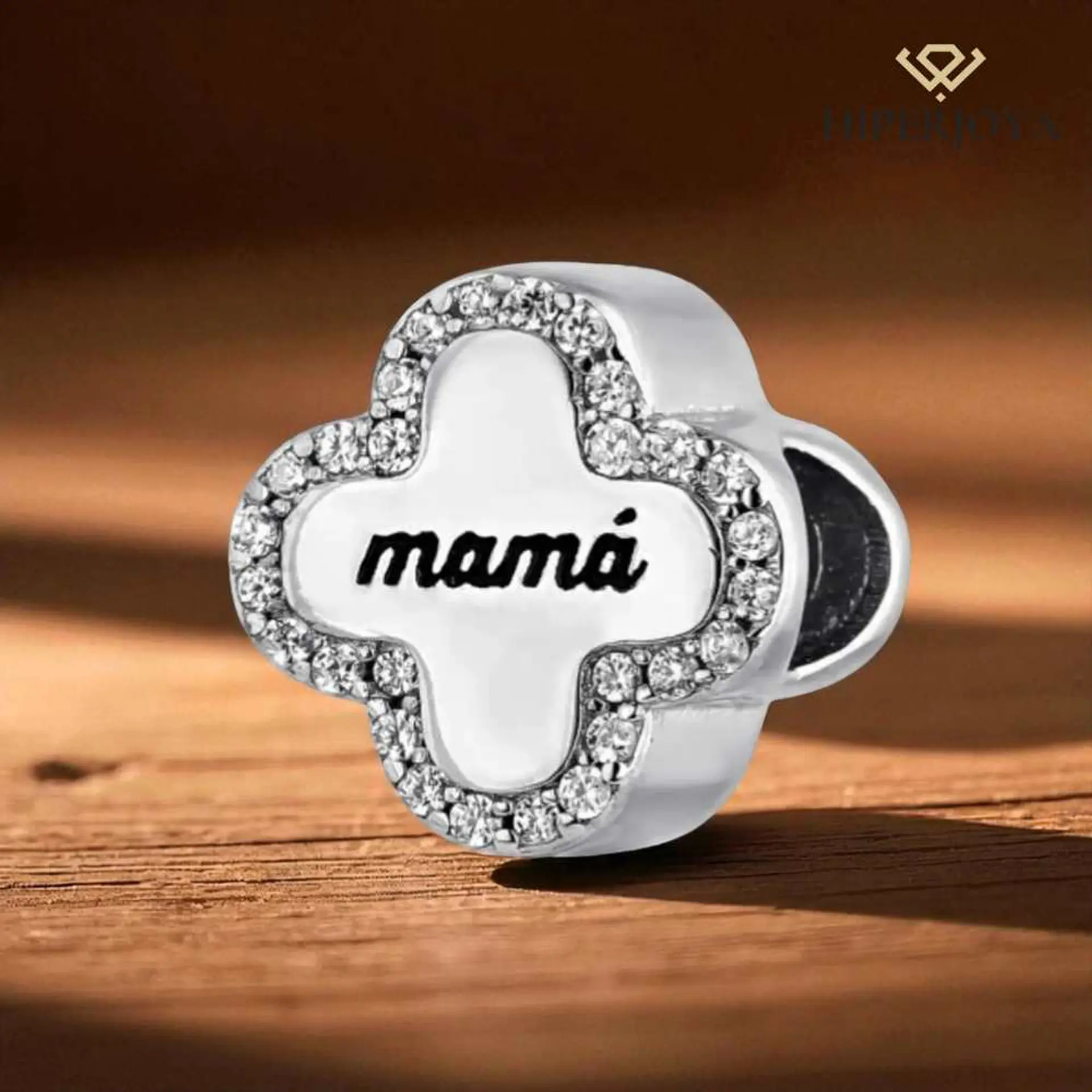 Silver mother bead 3