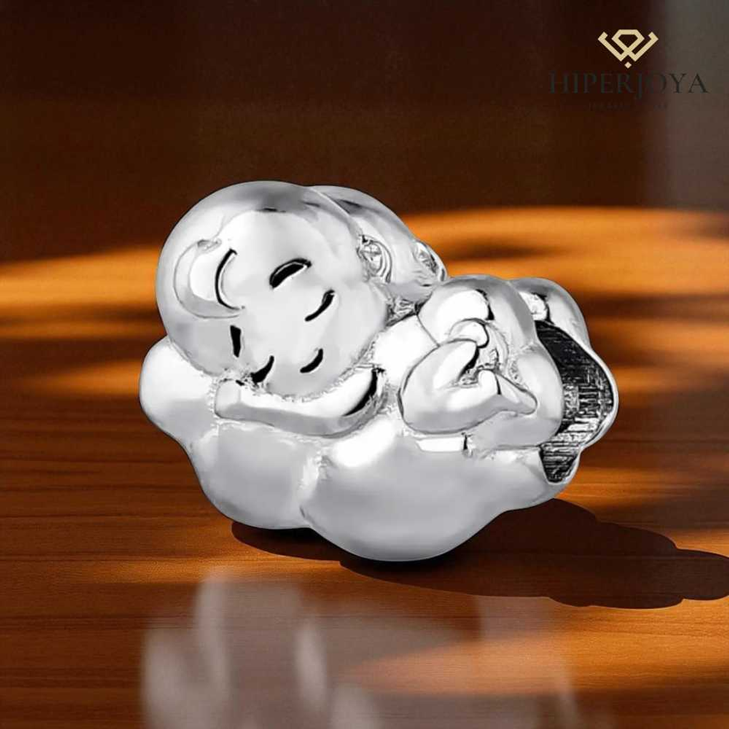 Baby cloud silver bead 2