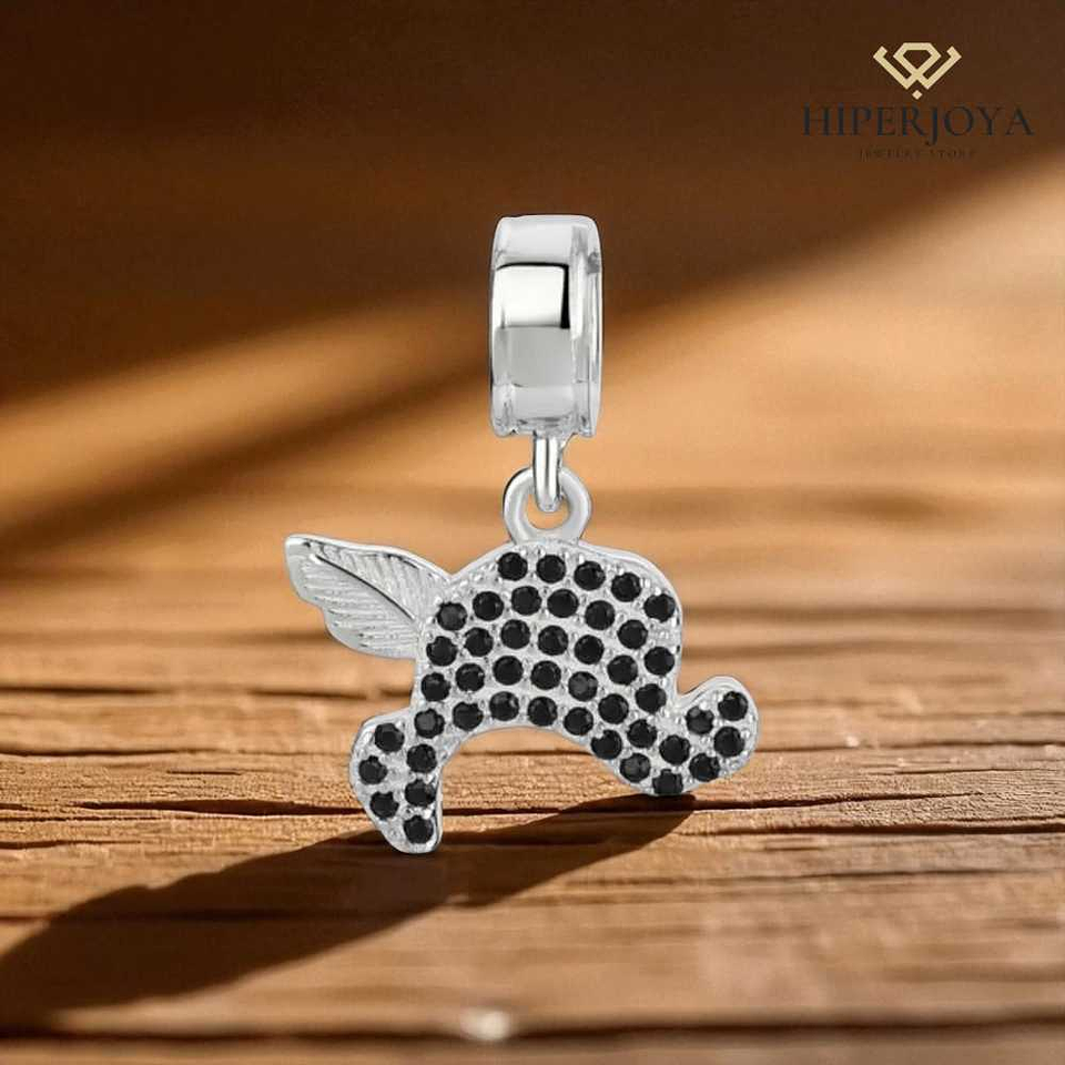 Abalorio sombrero plata 2