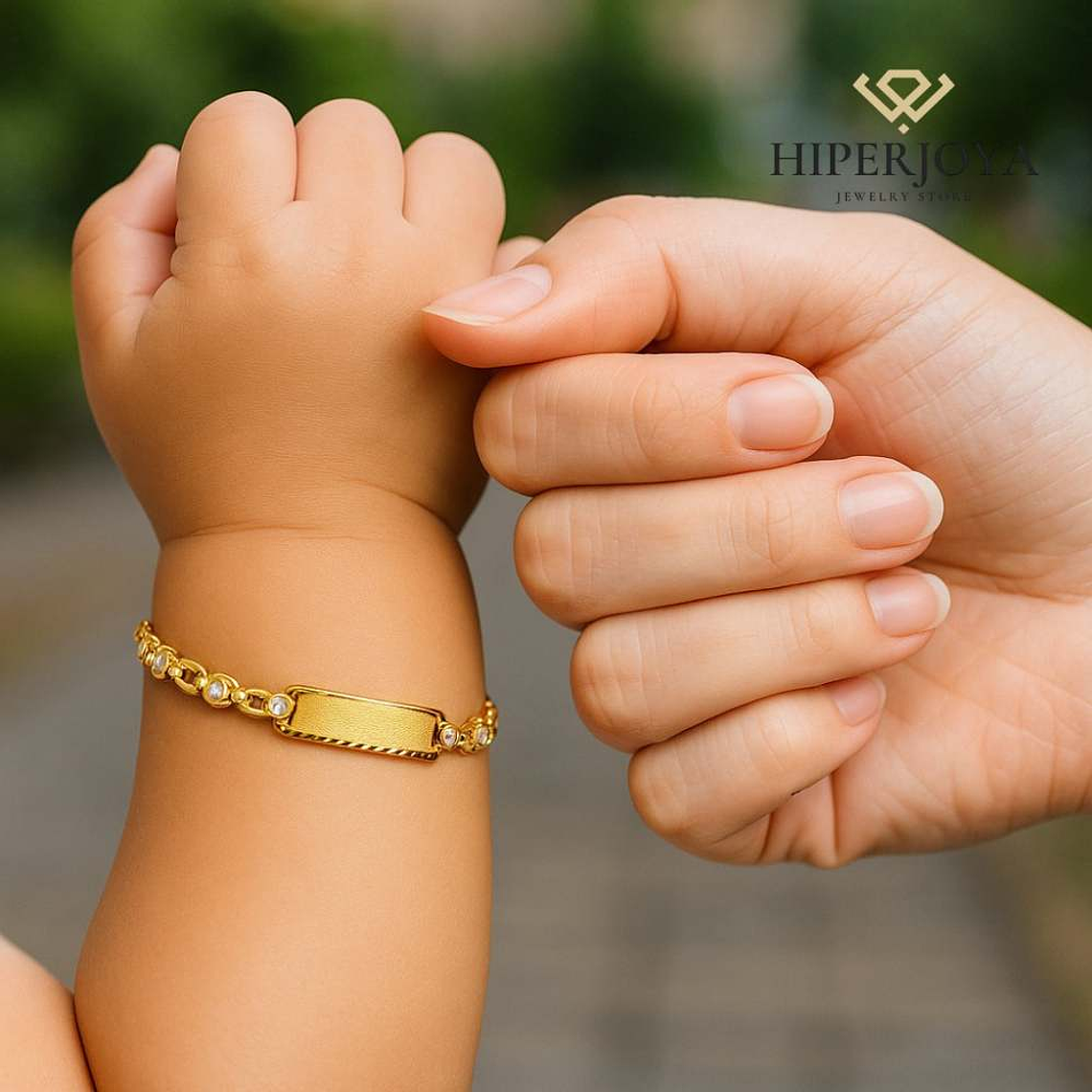 Esclava circonita Oro 18k 2