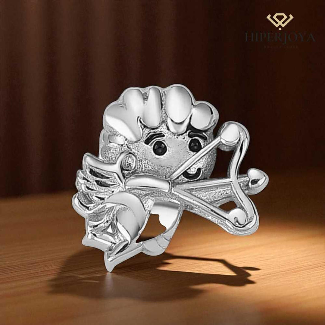 Abalorio cupido plata 2