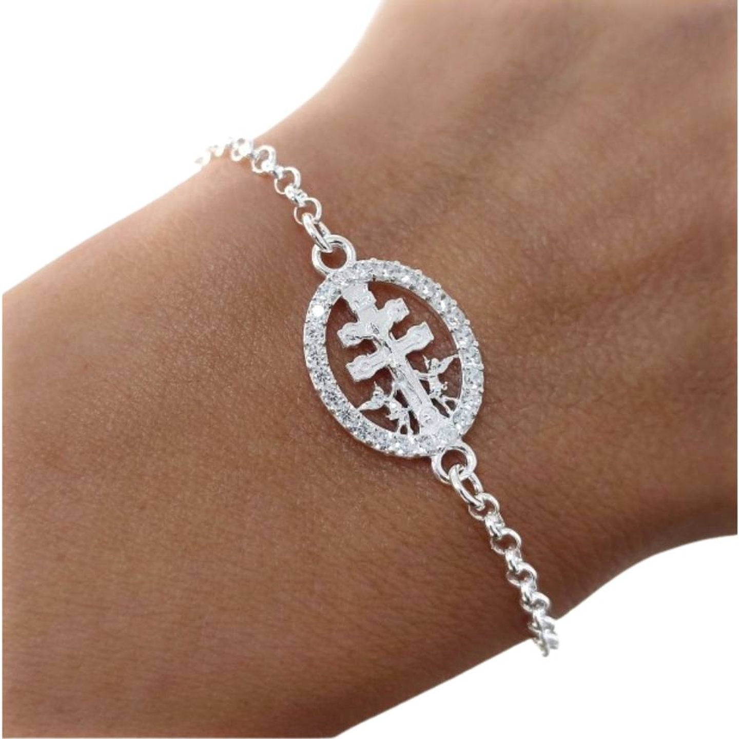 Pulsera cruz de caravaca  3