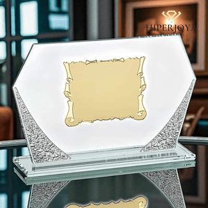 Placa de cristal para personalizar