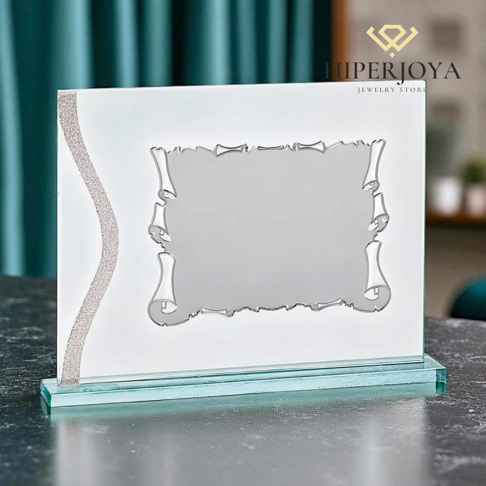 Placa de cristal decorativa  2