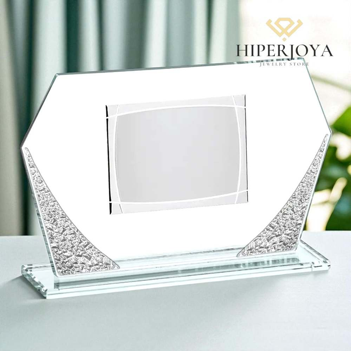 Placa de cristal y chapa de aluminio  2