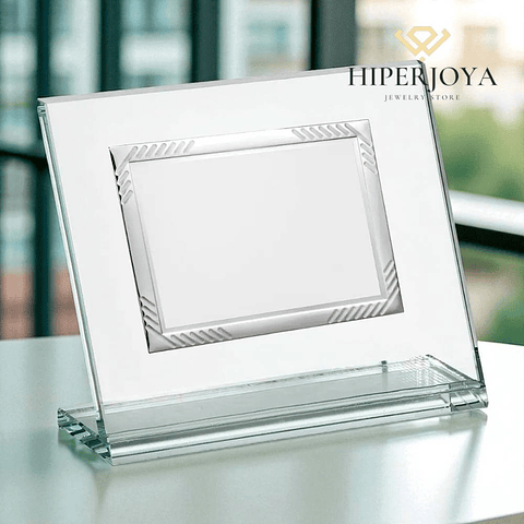 Placa decorativa de cristal