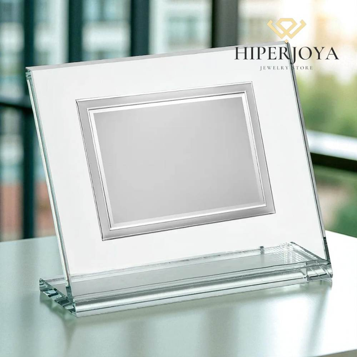 Placa para recuerdos de cristal  2