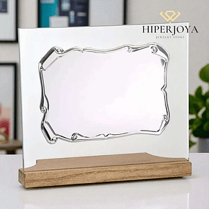 Placa personalizable con chapa de aluminio 