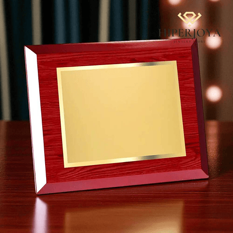 Placa de madera personalizada con frase