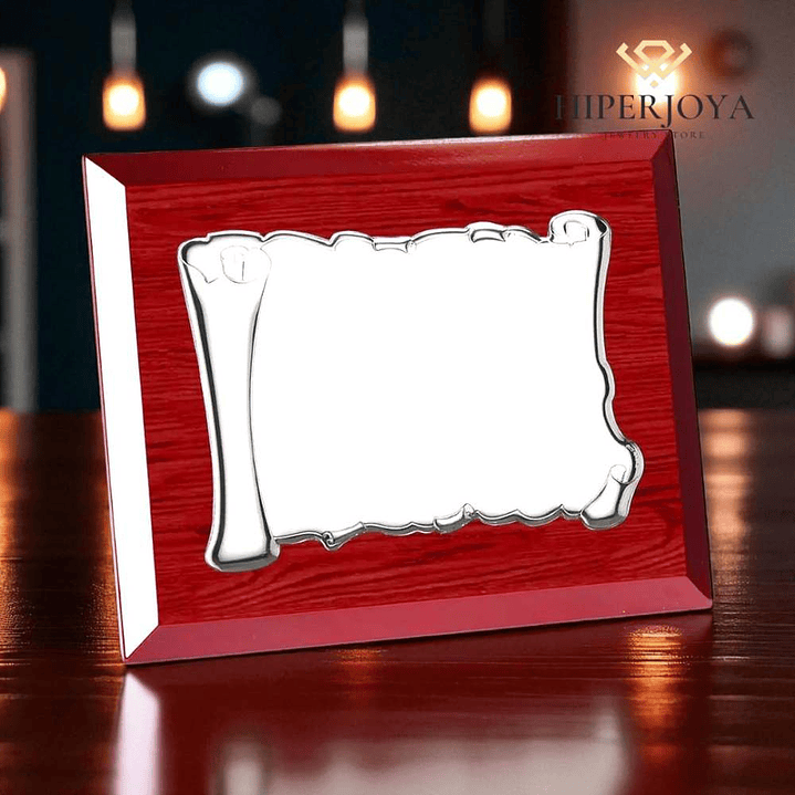 Placa de madera y chapa de aluminio  3