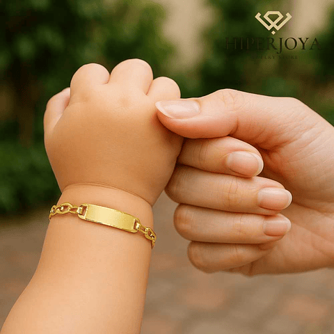 Esclava de oro de bebé