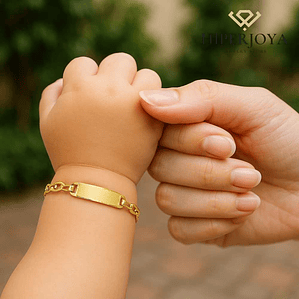 Esclava de oro de bebé