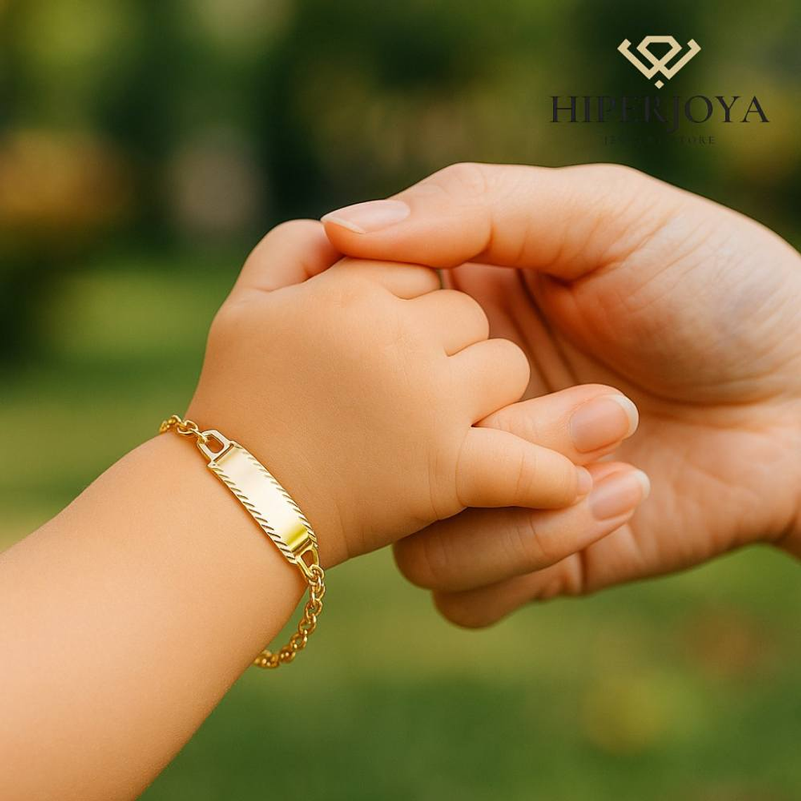 Esclava hungarina de bebé Oro 18k 1