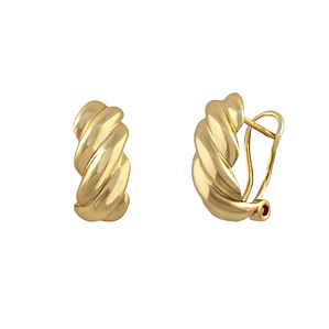 Pendientes bañados en Oro 18k 