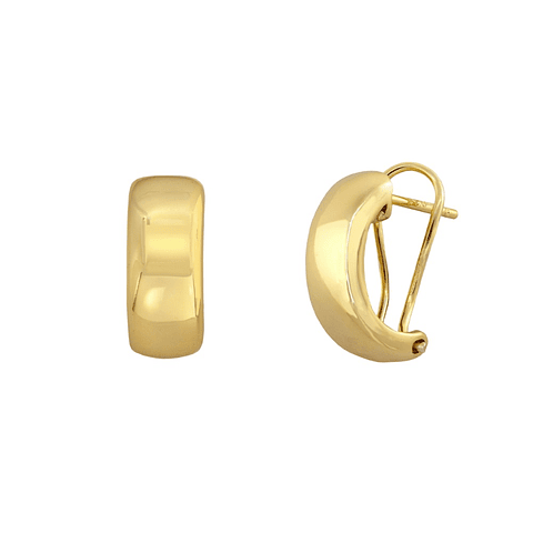 Pendiente bañado en Oro 18k 