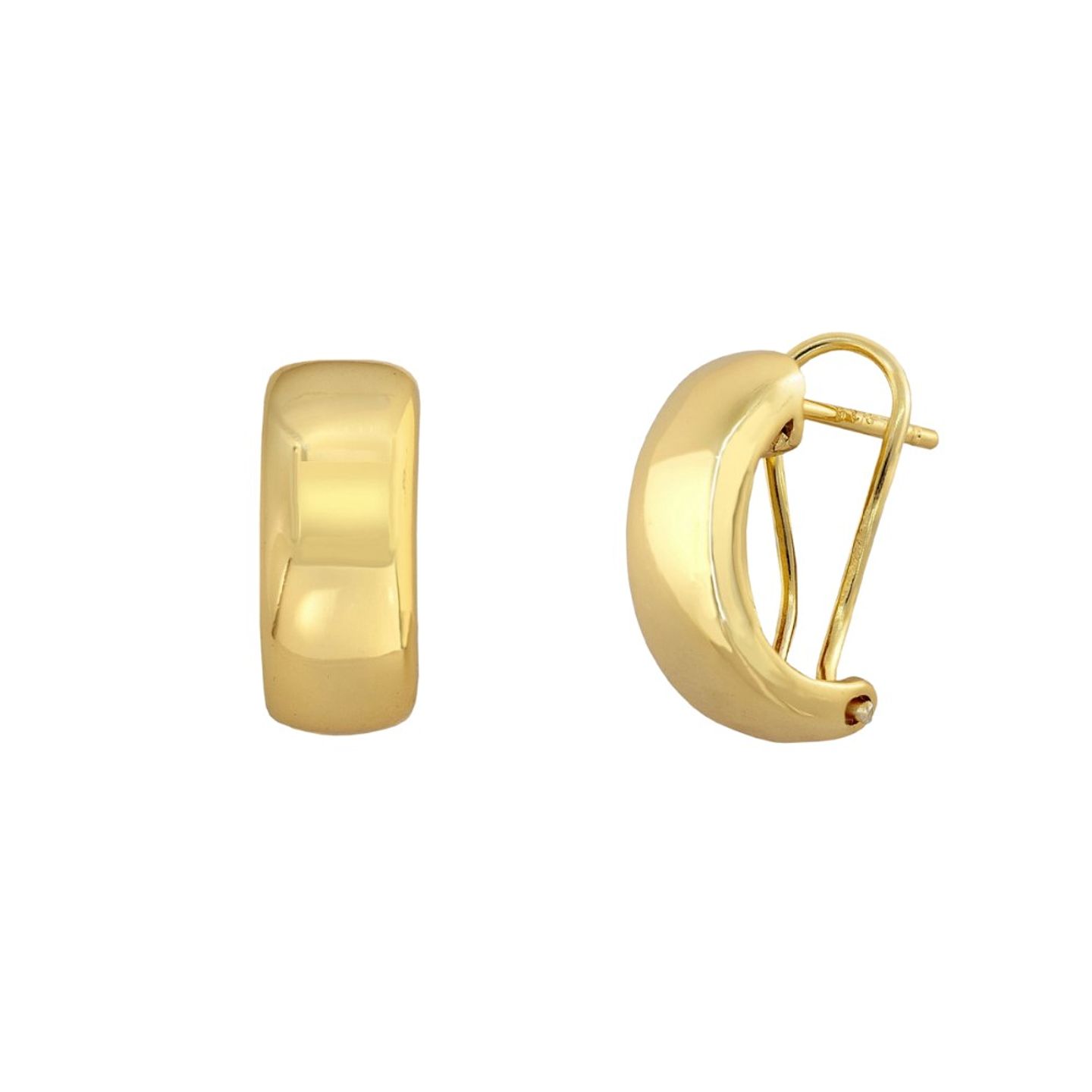 Pendiente bañado en Oro 18k  1