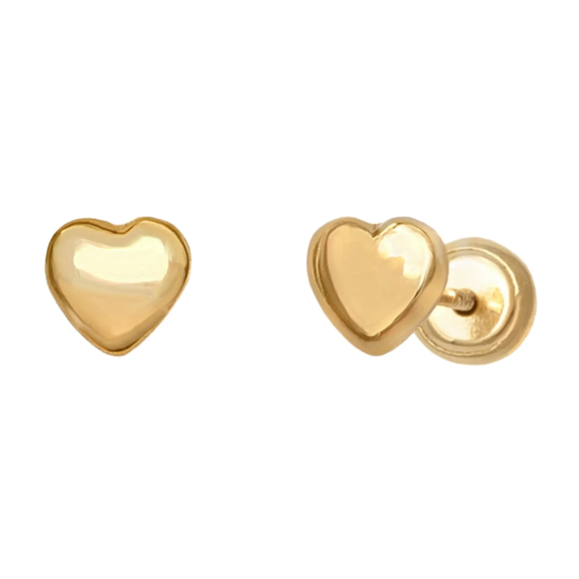 Pendientes plata bañada en oro  1