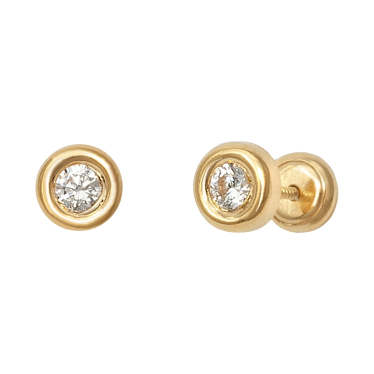 Pendientes dorados elegantes  1