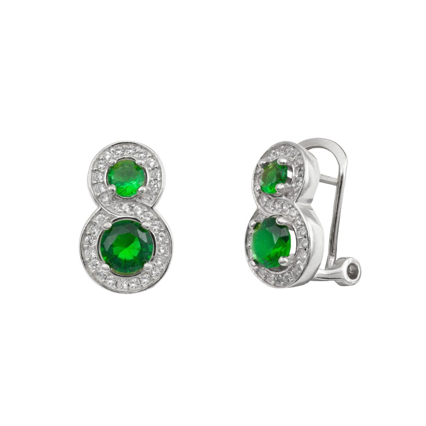 Pendientes en plata mujer 1