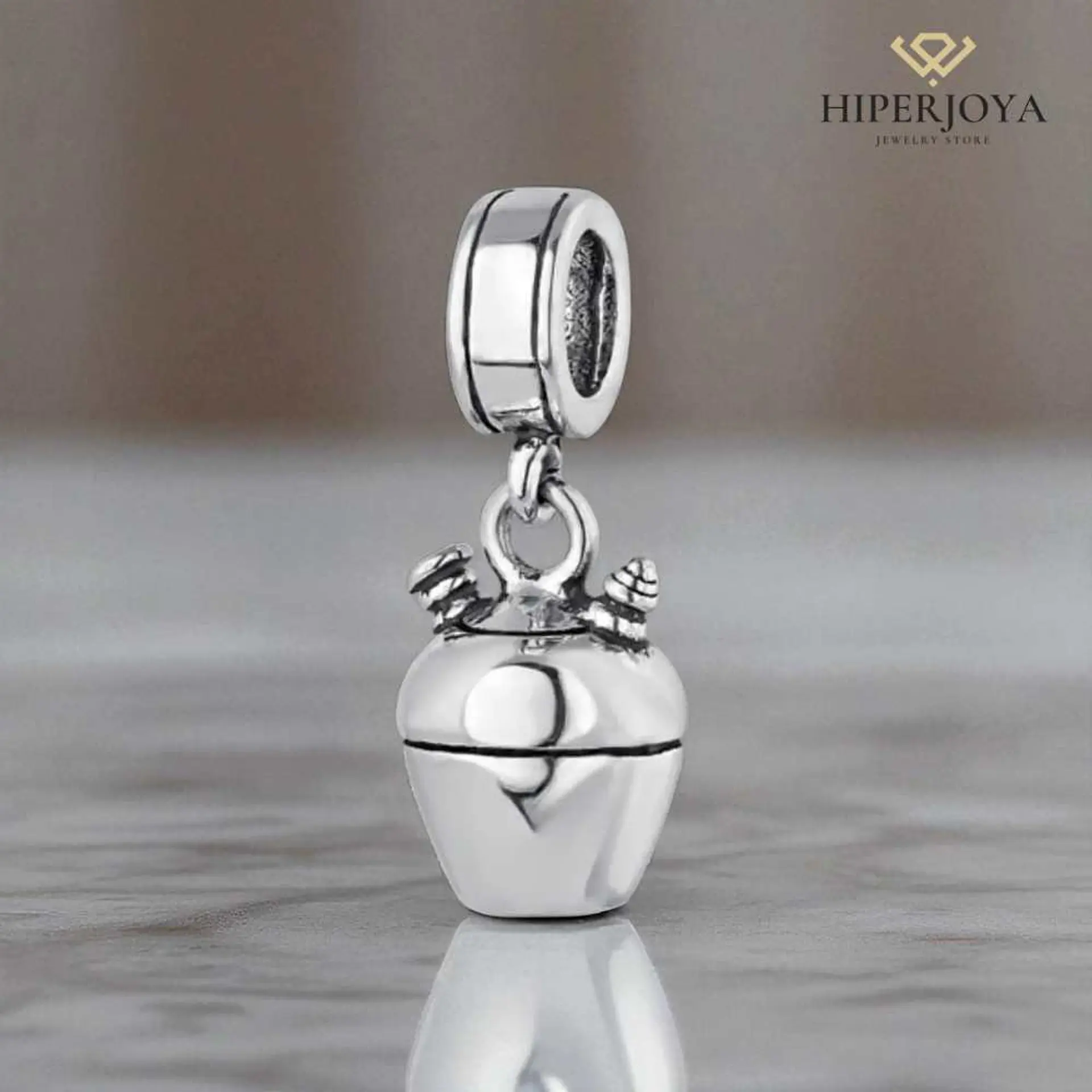 Silver-colored bead 2