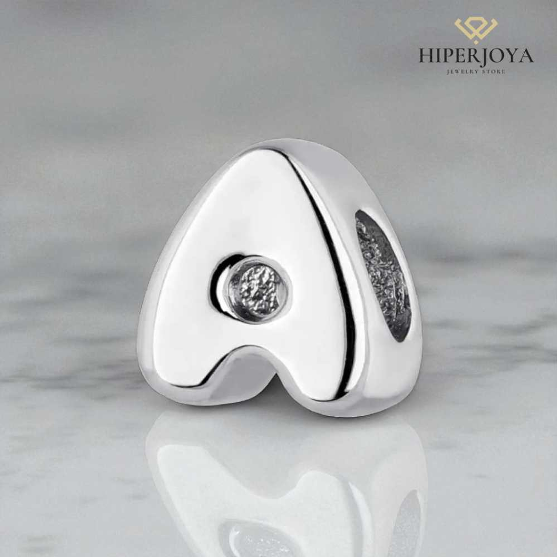 Abalorio inicial A plata 2