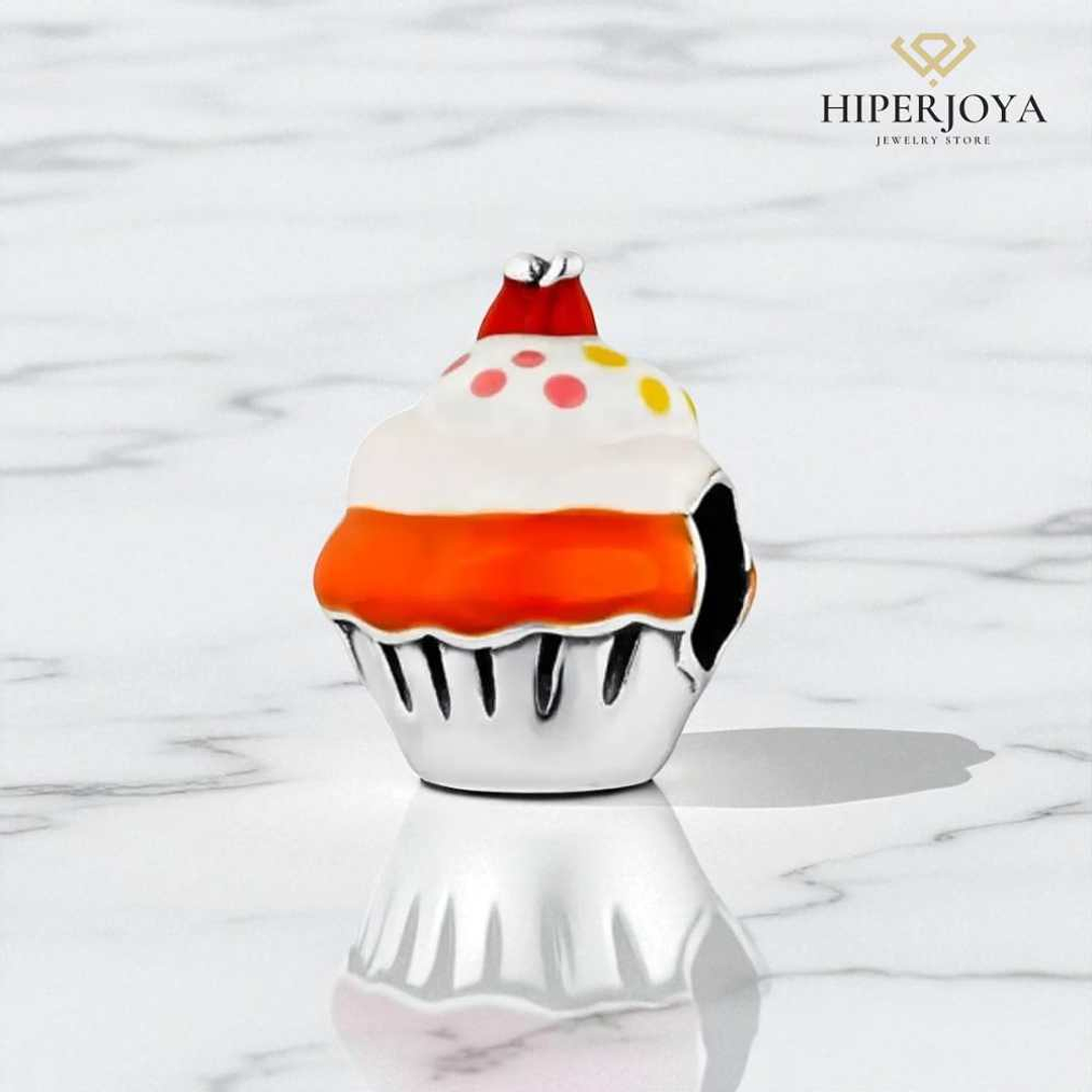 Abalorio muffin plata 2