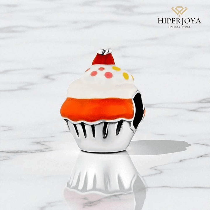 Abalorio muffin plata 2