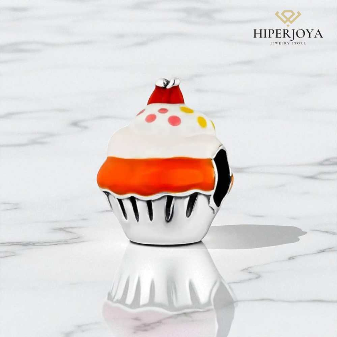 Abalorio muffin plata 2