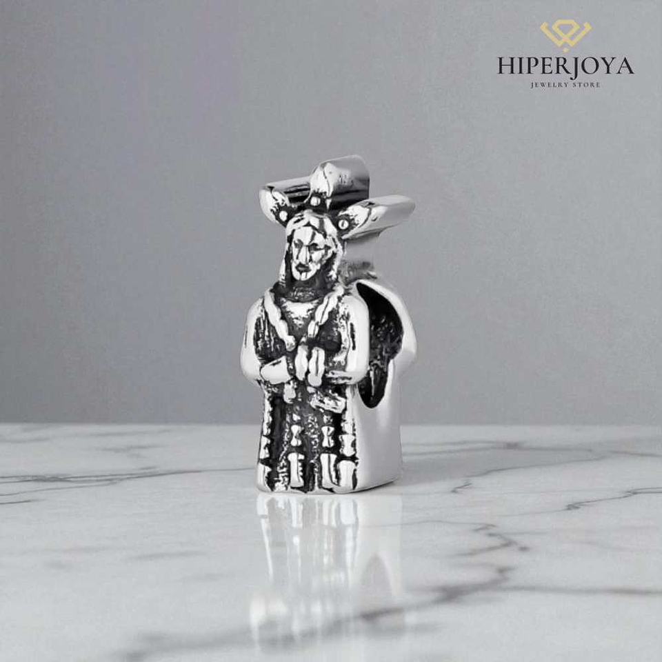 Silver bead of the Captive Jesus 2