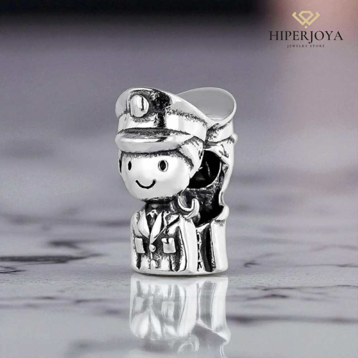 Abalorio policia plata 2