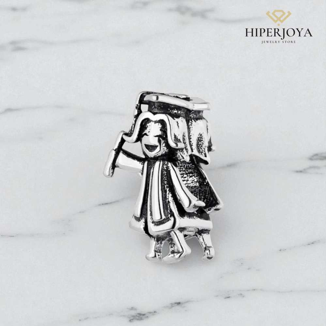 Abalorio graduada plata 2