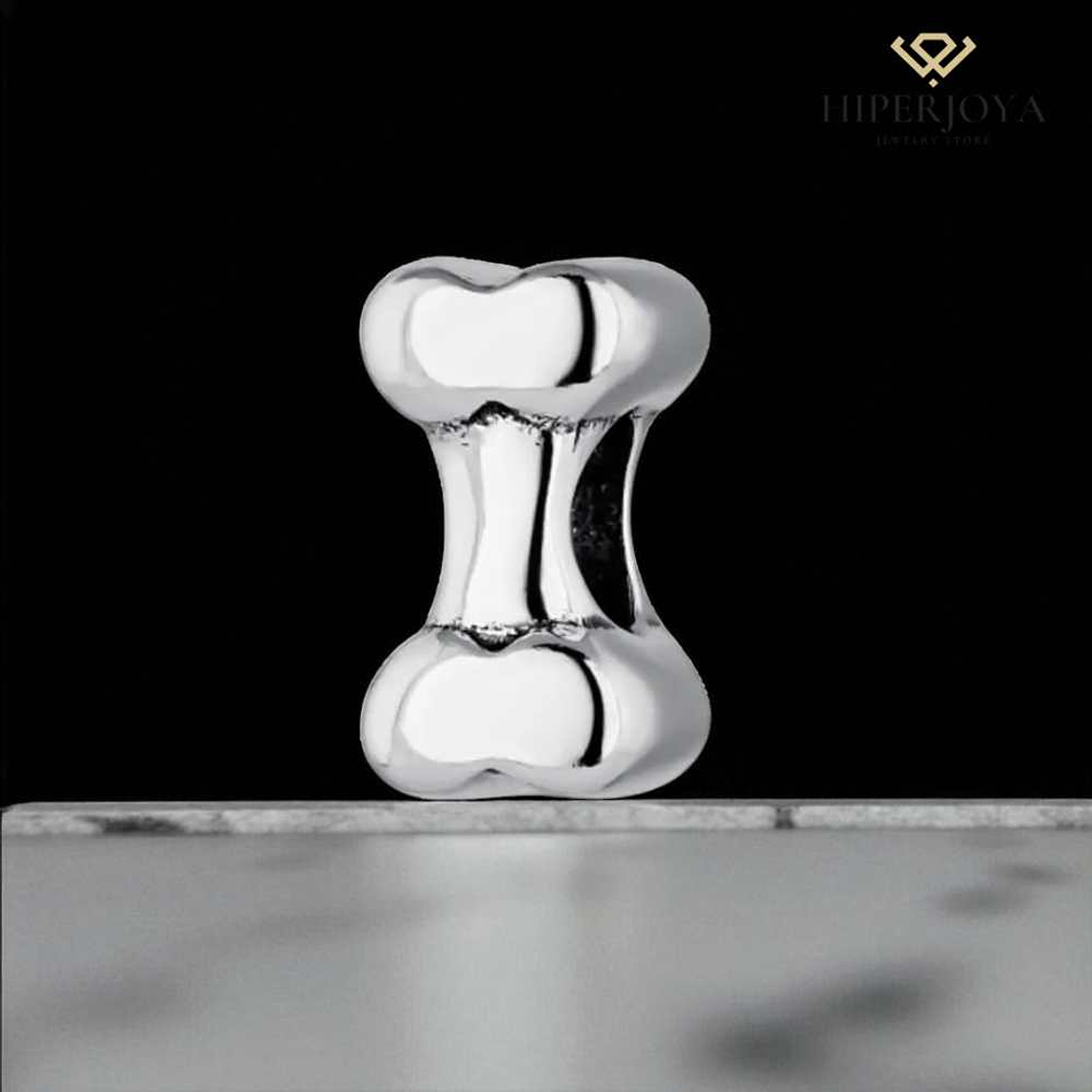 Abalorio hueso plata 2