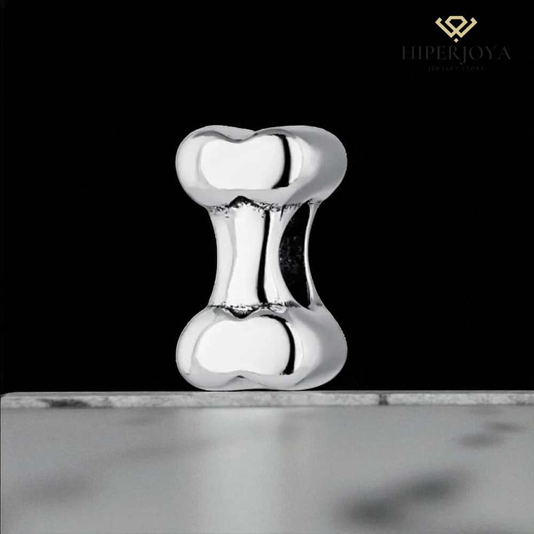 Abalorio hueso plata 2