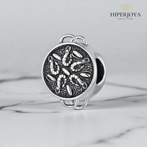 Abalorio paella plata