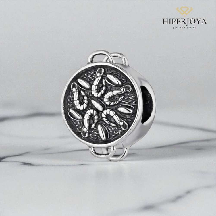 Abalorio paella plata 2