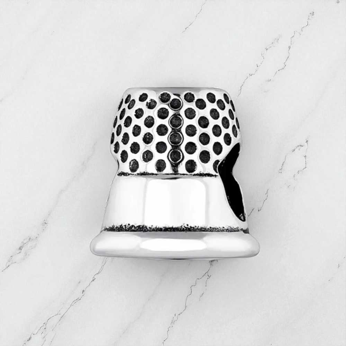 Abalorio dedal plata 2